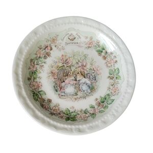 VINTAGE ROYAL DOULTON BRAMBLY HEDGE SUMMER TRINKET PIN DISH